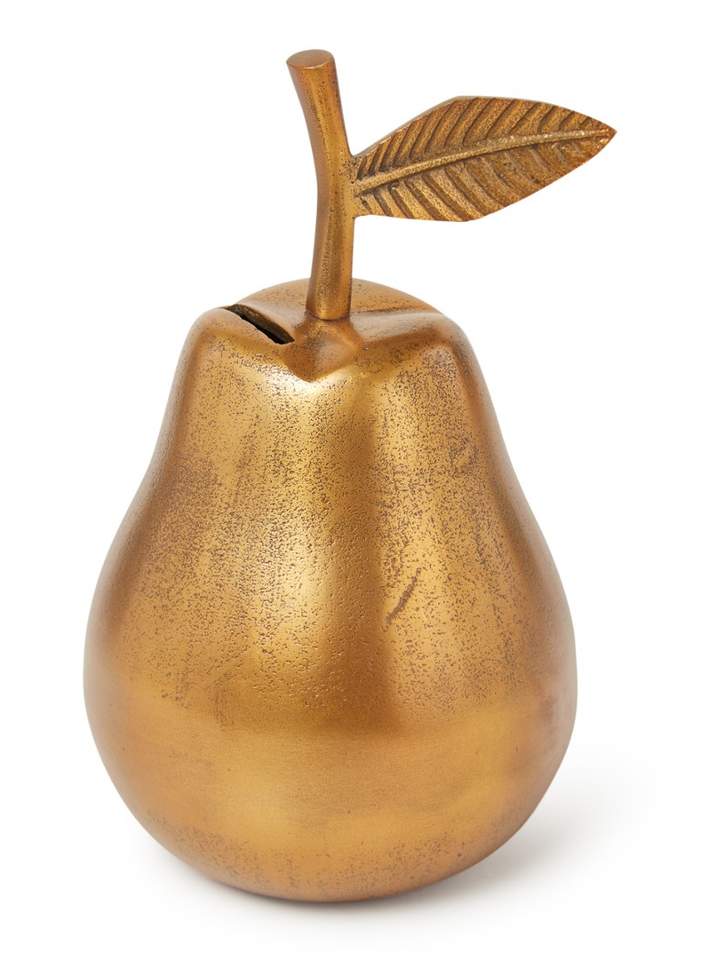 Pols Potten - Moneybox Pear spaarpot 27 cm - Goud