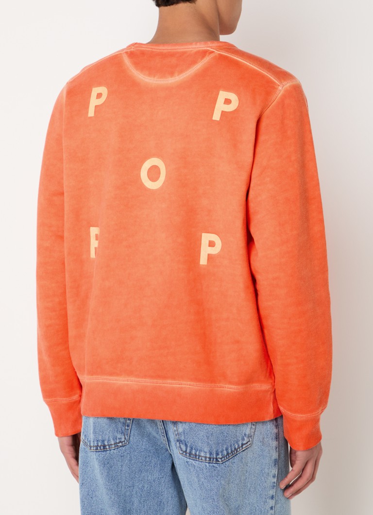 Pop Trading Company - Sweater met backprint - Orange