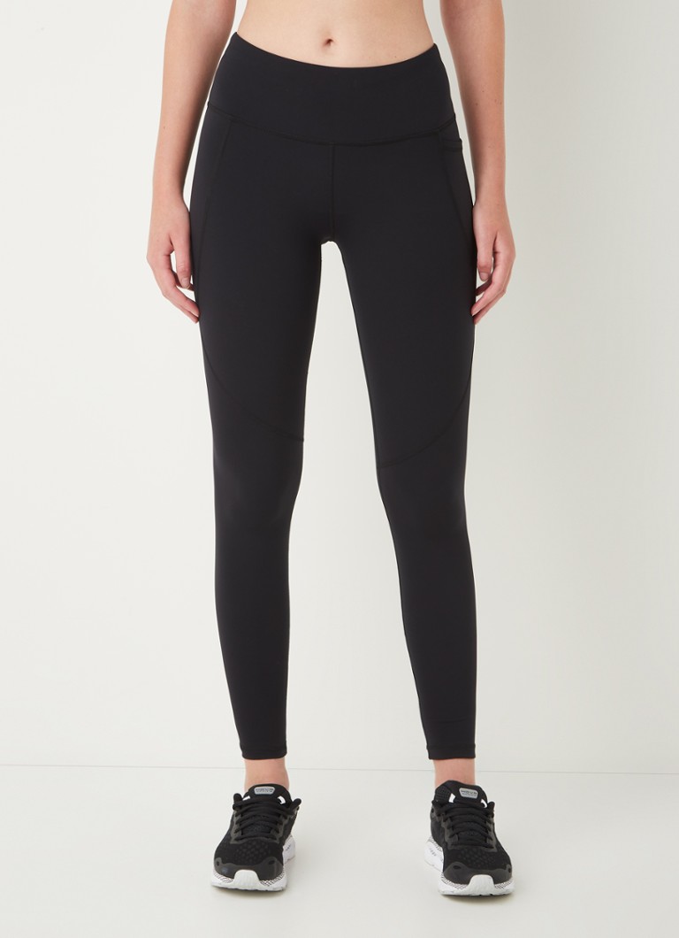 undefined - Power mid waist cropped trainingslegging  - Zwart