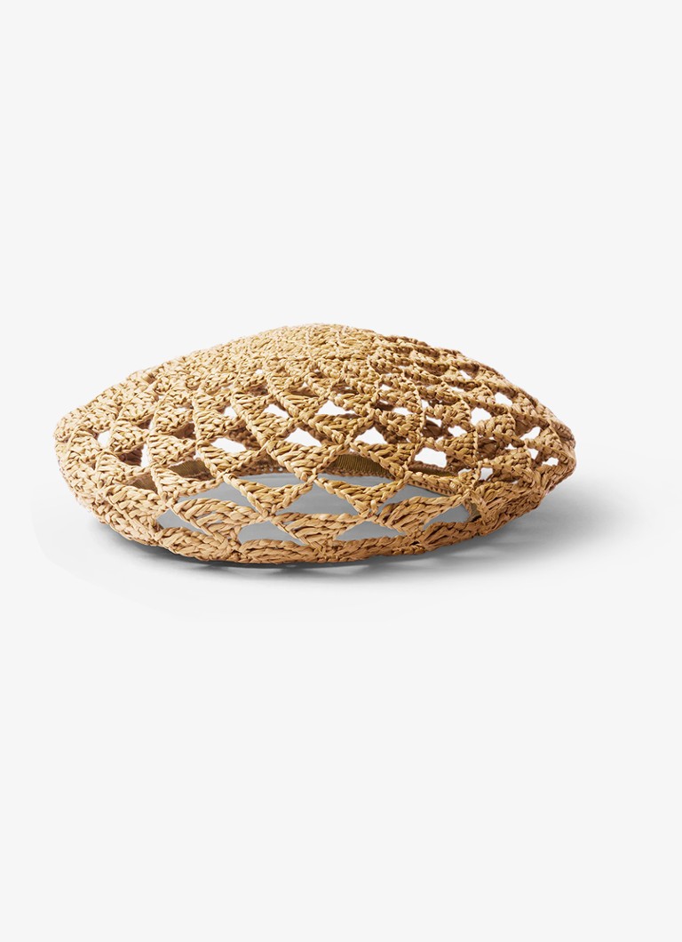 Prada - Barrett van raffia - Camel
