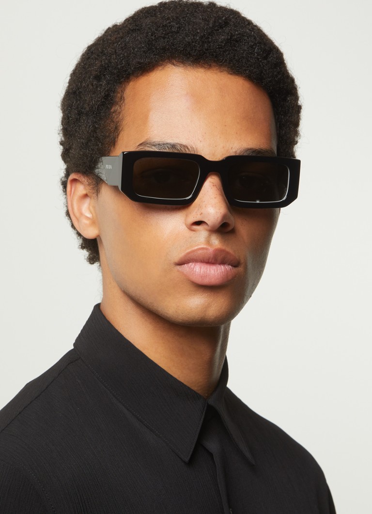 Prada PRADA *PR 06YS BLK SHN GRY • Zwart •