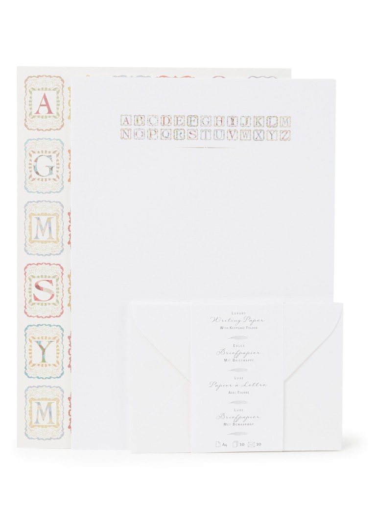 Quire - Papier à lettres ABC papier à lettres A4 - Blanc
