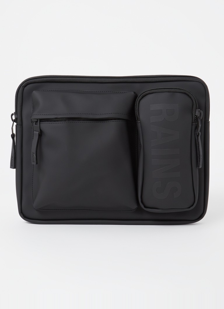 Rains - Texel laptophoes 13 en 14 inch - Zwart