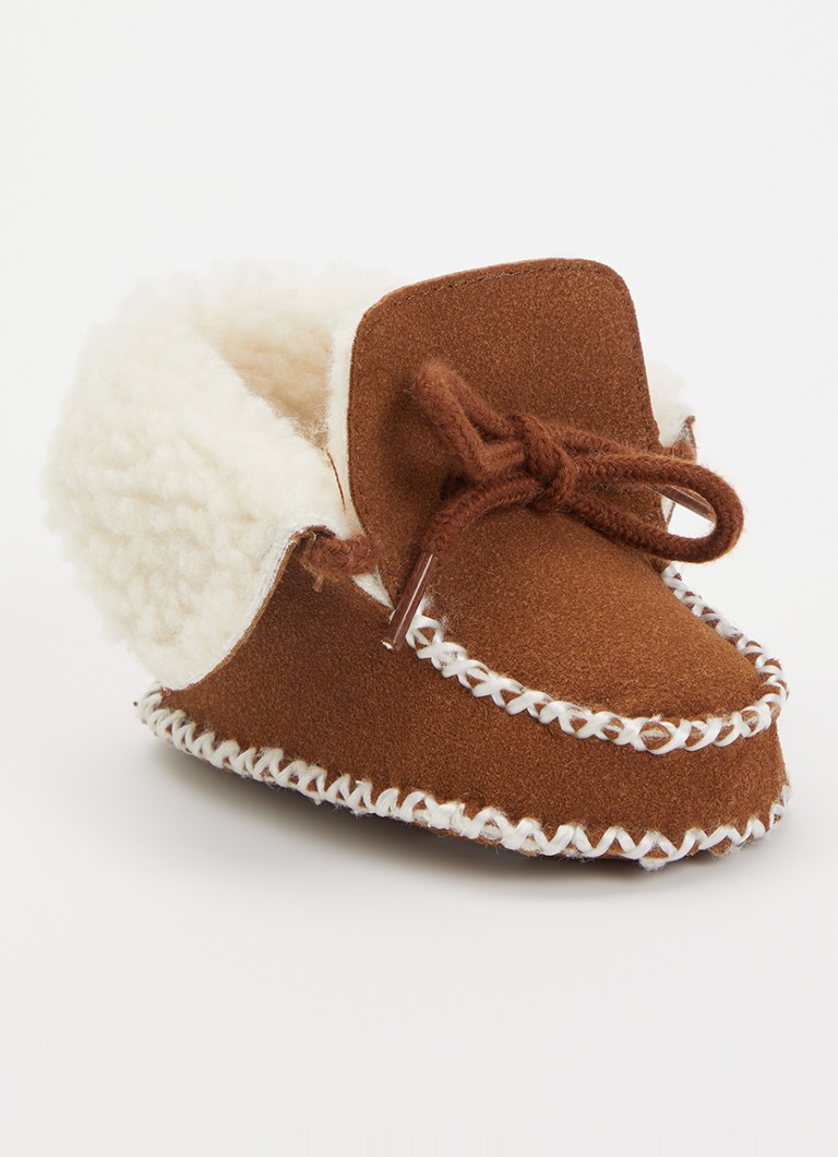 Ralph Lauren - B-Poccono babyslofje - Bruin