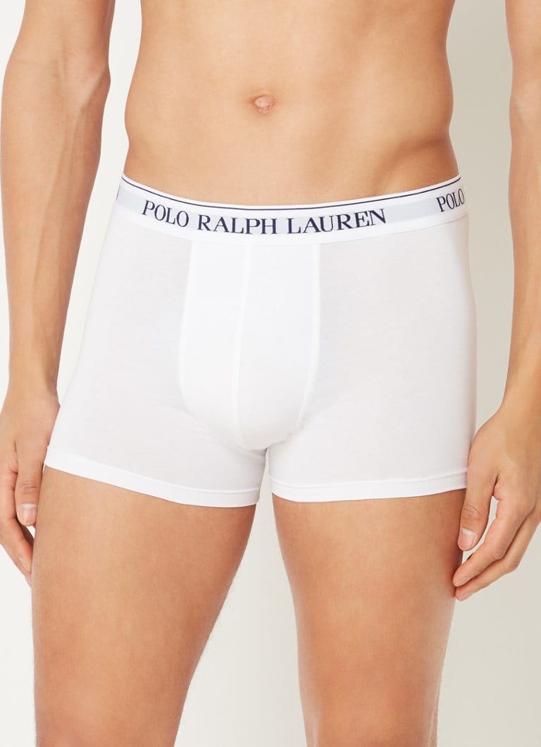 lavendel Exclusief acuut Ralph Lauren Classic boxershorts met logoband in 5-pack • Donkerblauw •  deBijenkorf.be