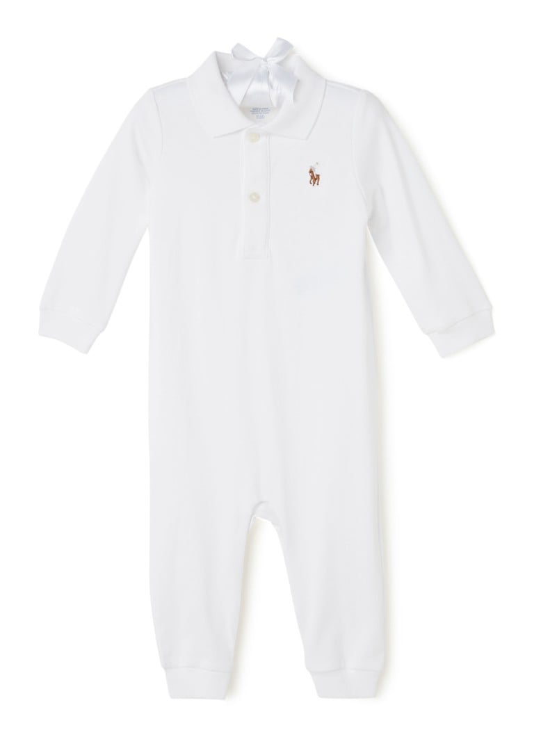 Ralph Lauren Combinaison Bebe En Coton De Couleur Unie De Bijenkorf Ralph Lauren Combinaison Bebe En Coton De Couleur Unie De Bijenkorf