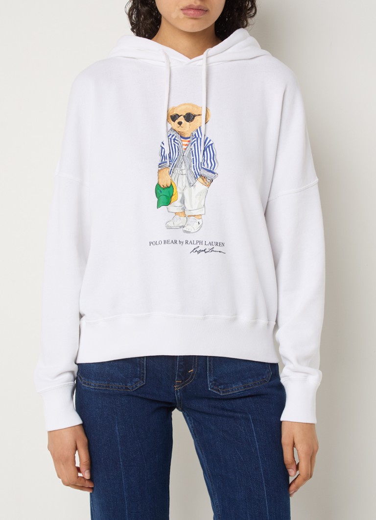 Ralph Lauren - Hoodie met logoprint - Wit
