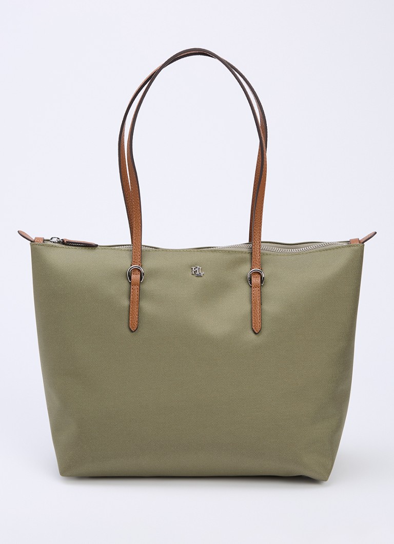 Ralph Lauren - Keaton schoudertas met logo - Mosgroen