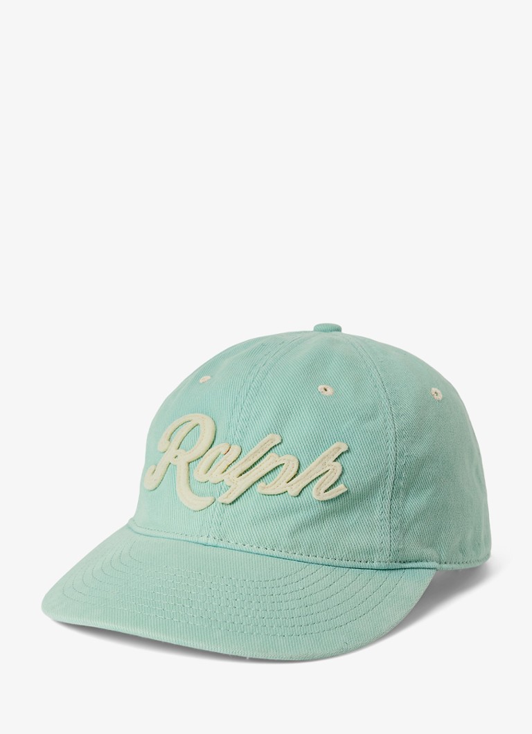 Ralph Lauren - Pet met logoborduring - Lichtgroen