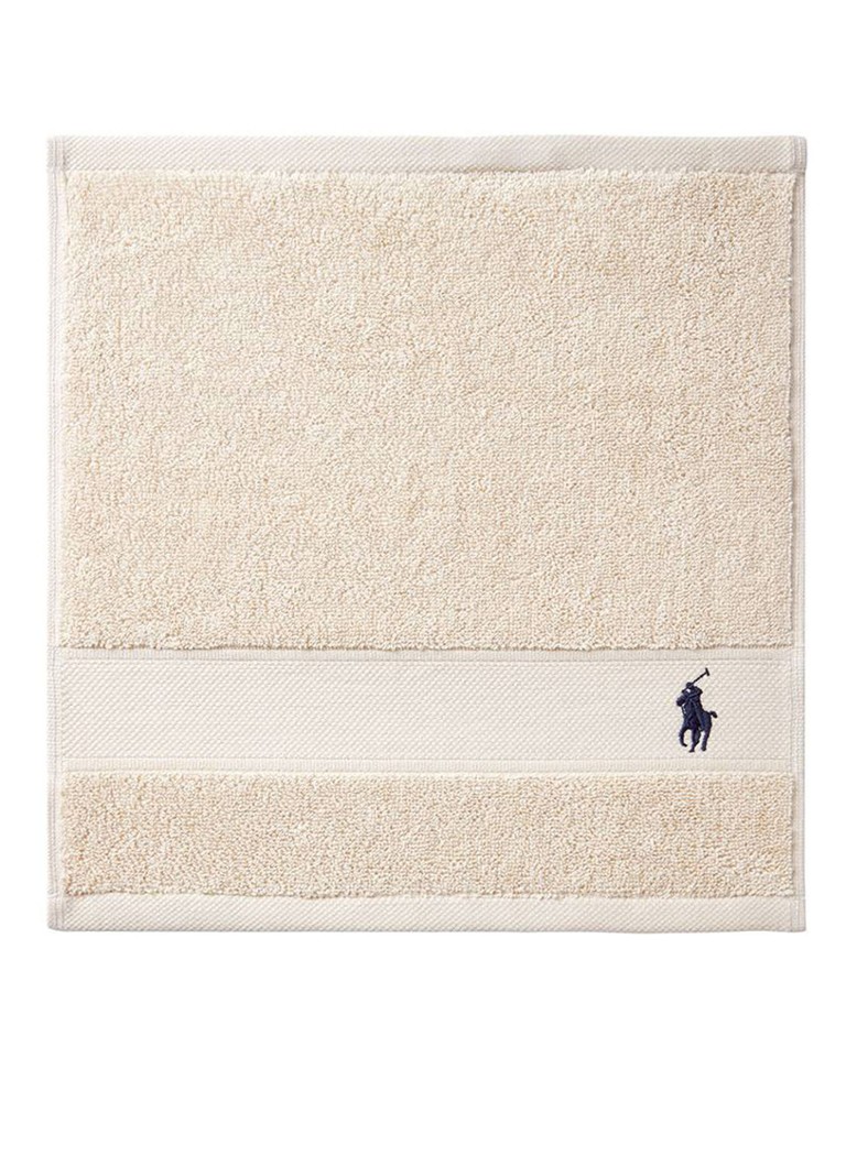 Ralph Lauren - Polo Player gastendoek - 600 gr/m2 - 33 x 33 cm - Beige