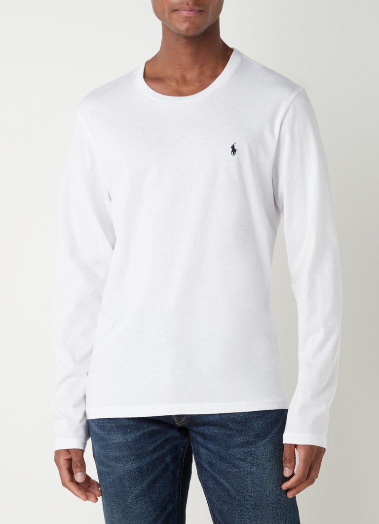 Ralph Lauren - Pyjama T-shirt met logo - Wit
