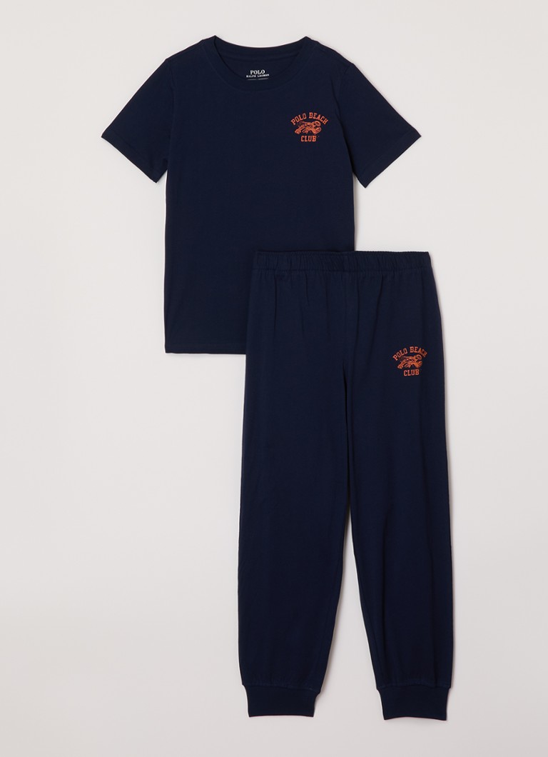 Ralph Lauren - Pyjamaset met logo - Donkerblauw