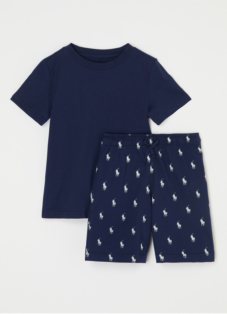 Ralph Lauren - Pyjamaset met logoprint - Donkerblauw