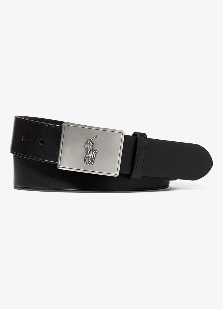 Ralph Lauren - Riem van leer - Black / Zwart