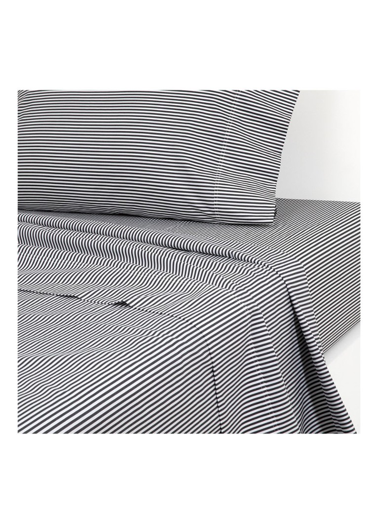 Ralph Lauren - SHIRTING NavyWhi     Flat shee - Zwart