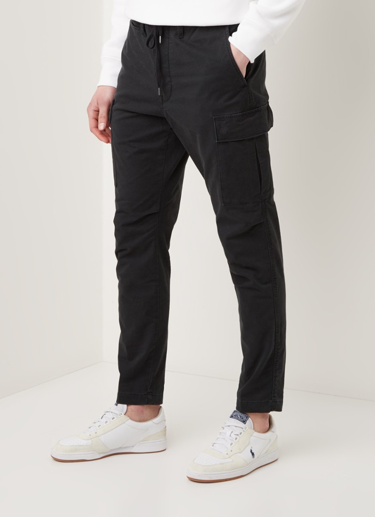 Ralph Lauren Slim fit cargobroek met klepzakken en koord • Polo