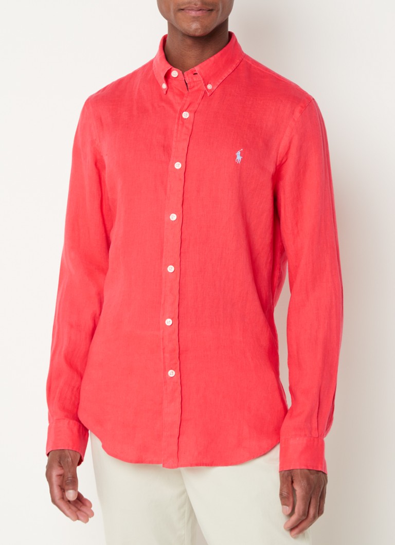 linnen ralph lauren overhemd