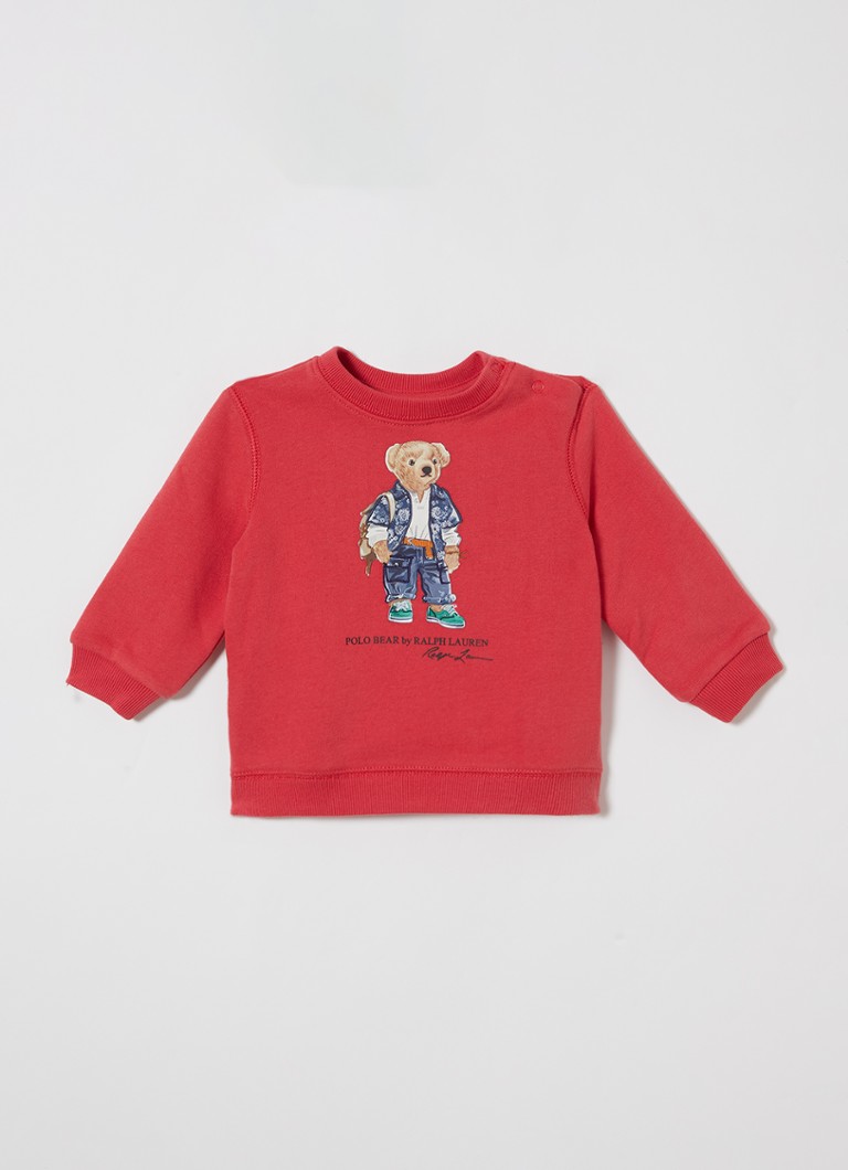 Ralph Lauren - Sweater met logoprint - Rood