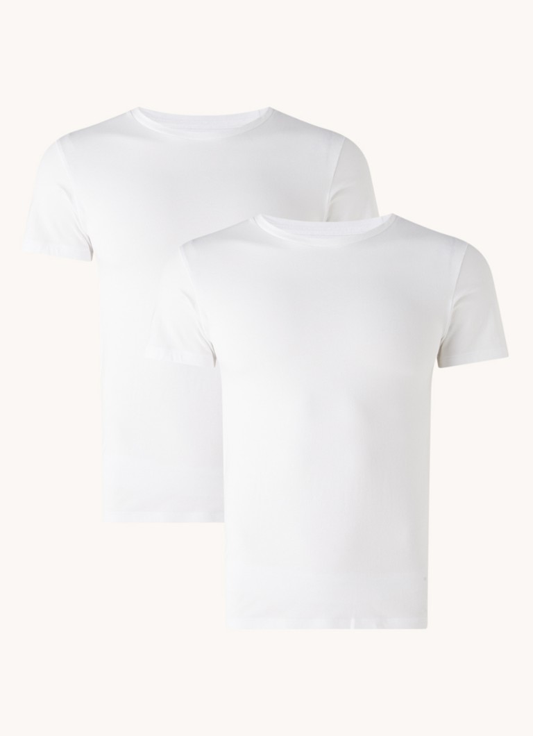 Ralph Lauren - T-shirt van katoen in 2-pack - Wit