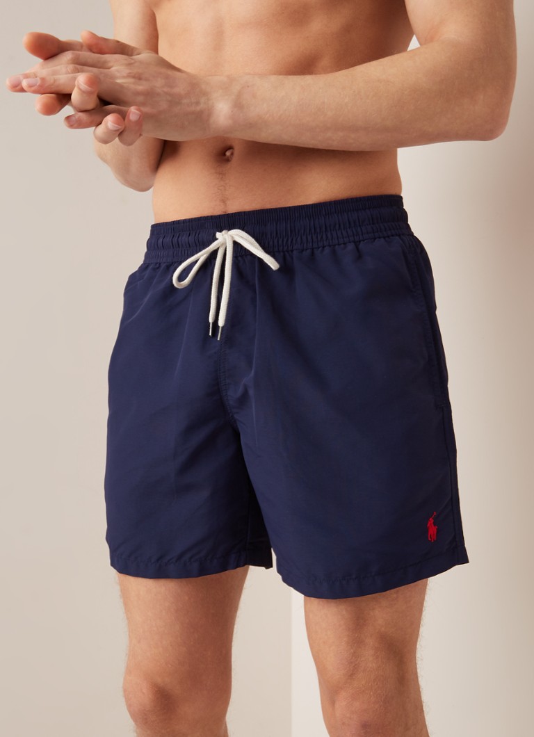 kijken Riet Inhalen Ralph Lauren Traveller zwemshorts met logoborduring • Donkerblauw •  deBijenkorf.be