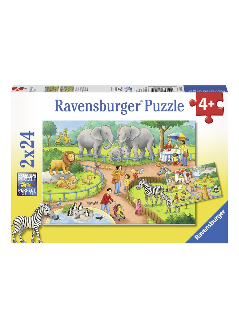 Ravensburger - Een dag in de dierentuin - Multicolor