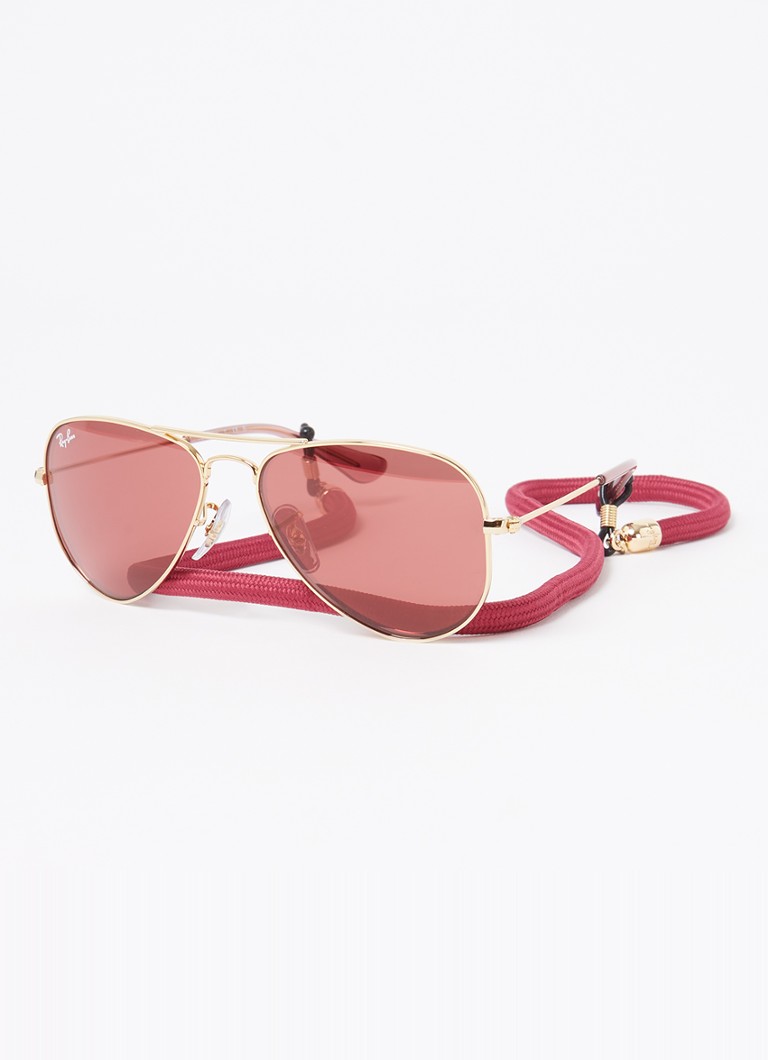 Ray-Ban - Aviator zonnebril RJ9506S - Goud