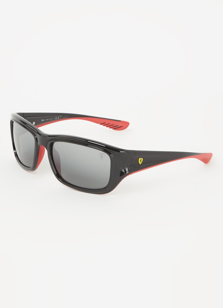 Elegantie band plakboek Ray-Ban Scuderia Ferrari zonnebril RB4405M • Zwart • deBijenkorf.be
