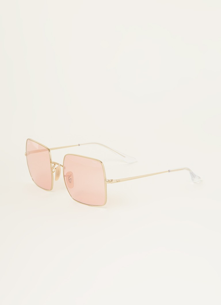 Ray-Ban - Square zonnebril RB1971 - Goud
