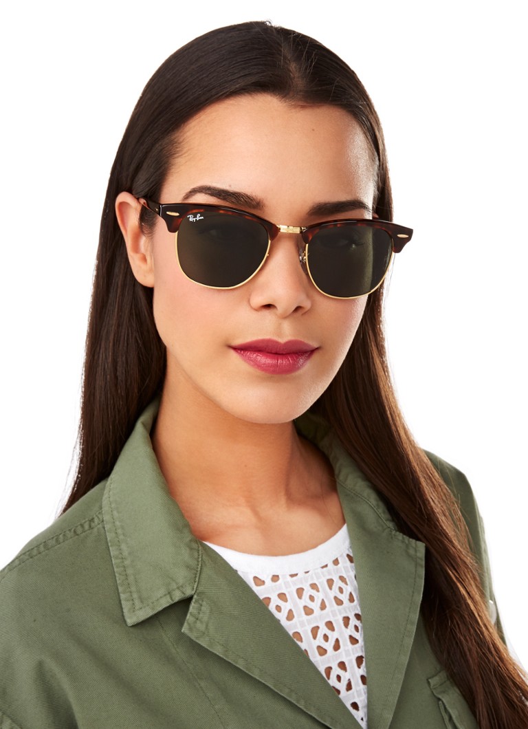 Ray-Ban Zonnebril Clubmaster RB3016 • •