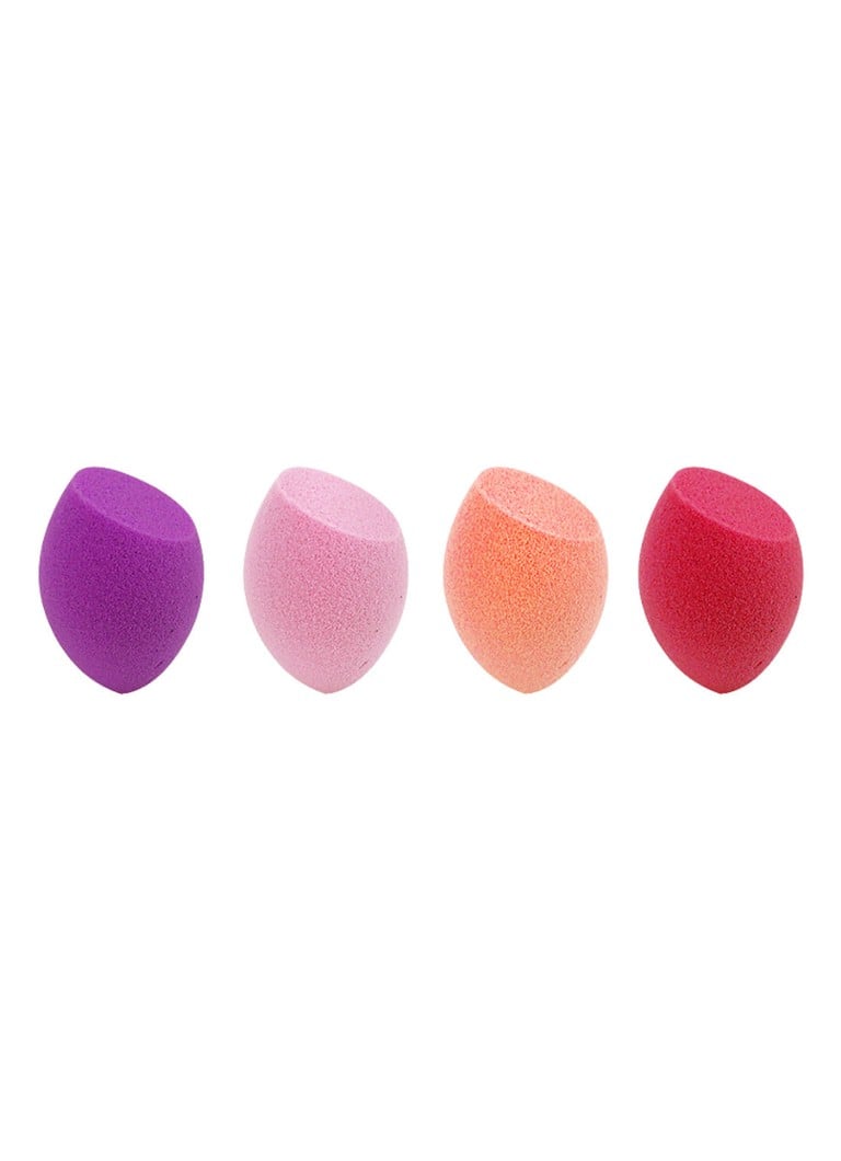 Real Techniques - Mini Miracle Sponges - make-up spons set van 4 - Multicolor
