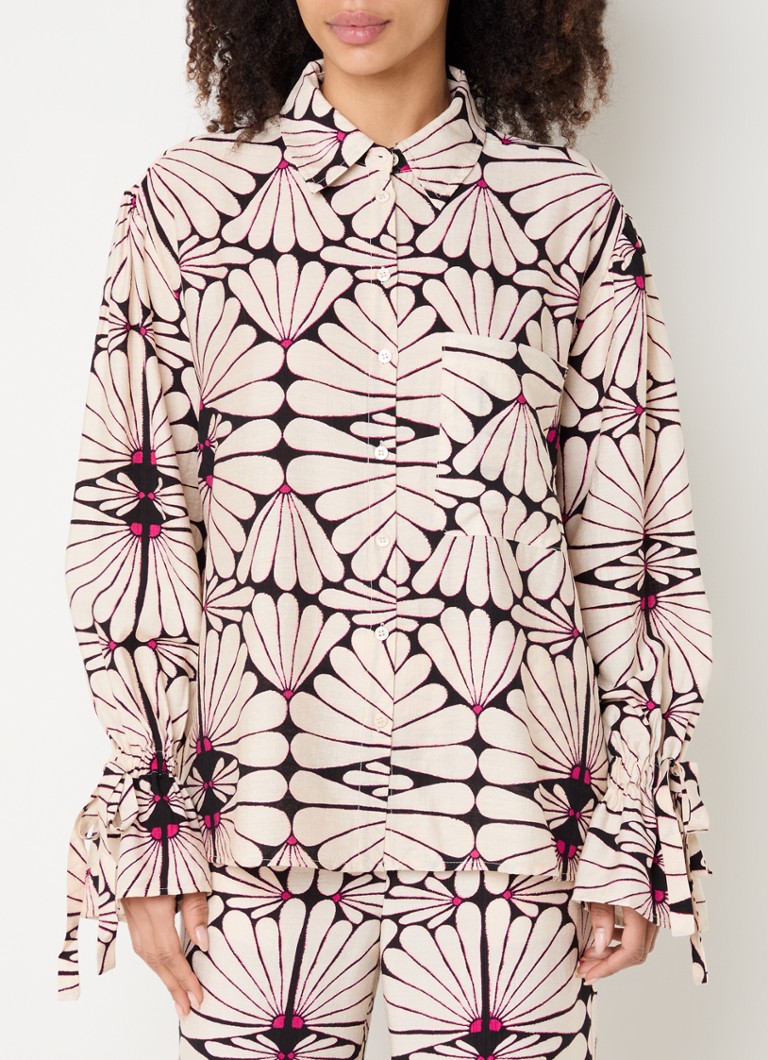 Refined Department - Lottie blouse met print - Multicolor