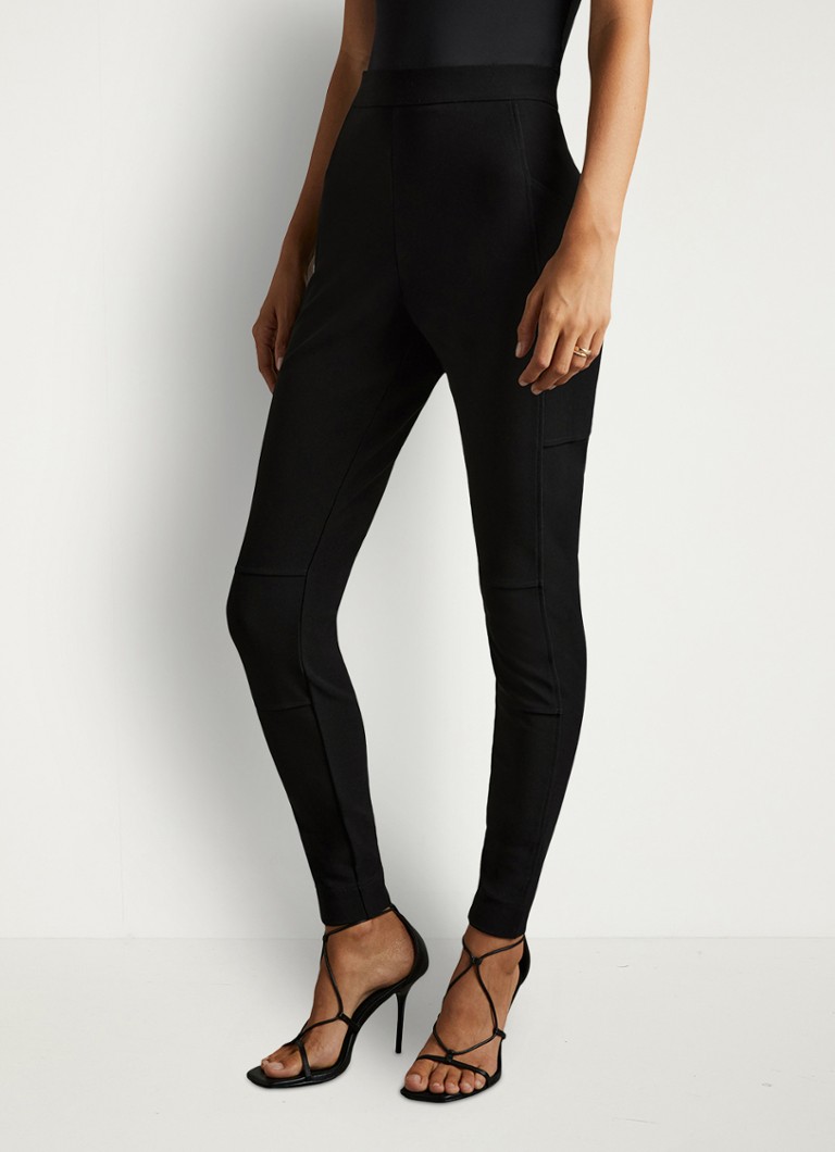 Reiss - Jules skinny fit broek van jersey - Zwart