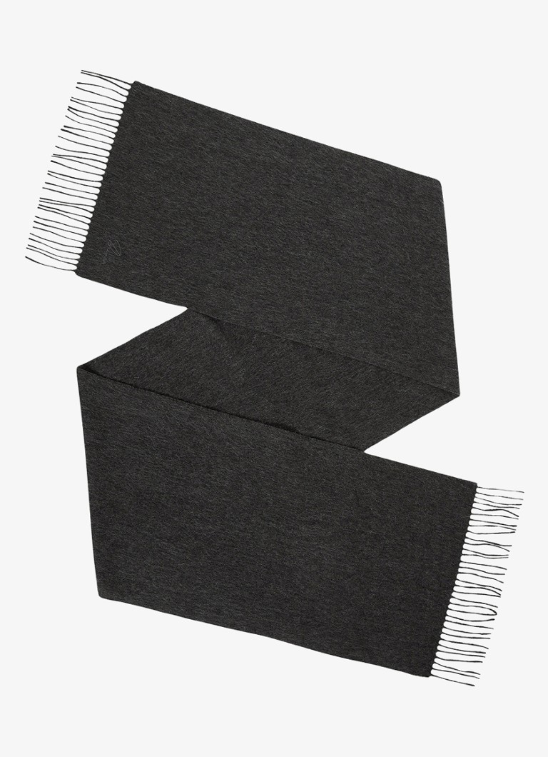 Reiss - Picton sjaal in kasjmierblend 180 x 31 cm - Bordeauxrood
