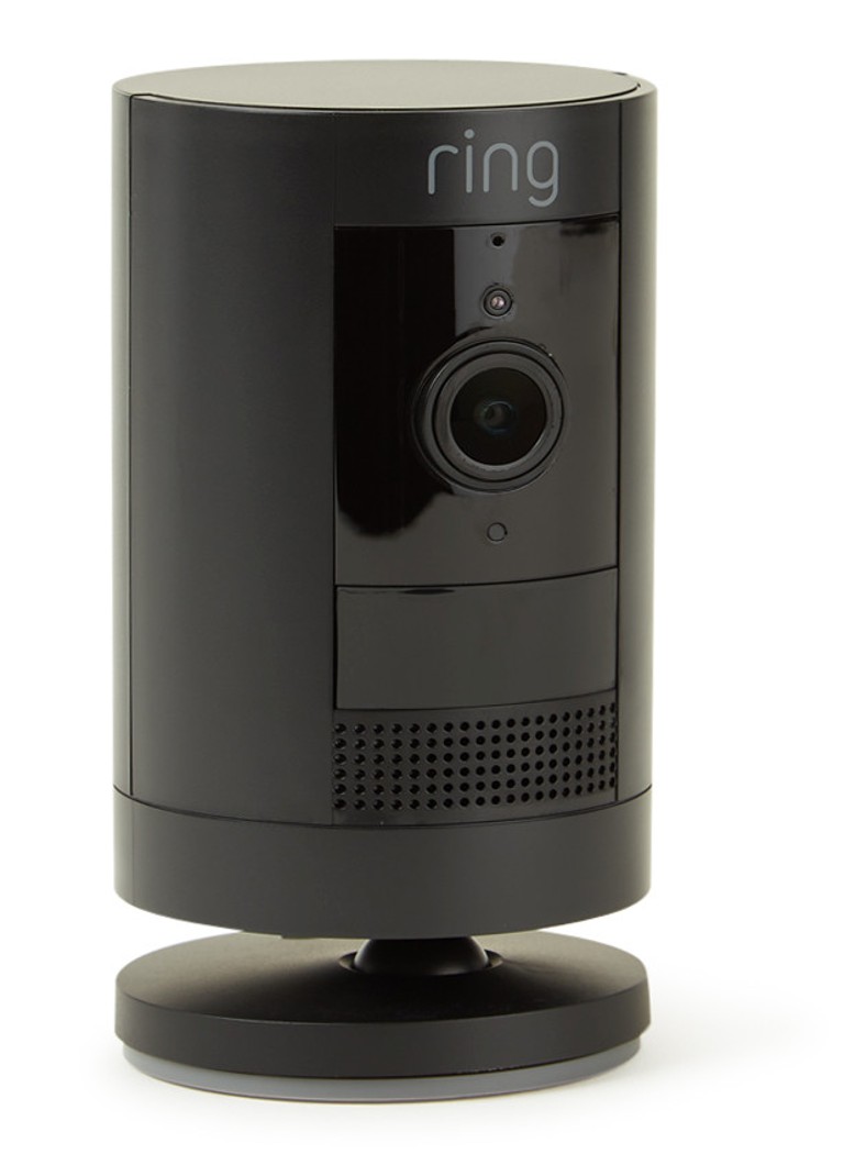 Ring Stick Up Cam PlugIn beveiligingssysteem • Zwart • de Bijenkorf