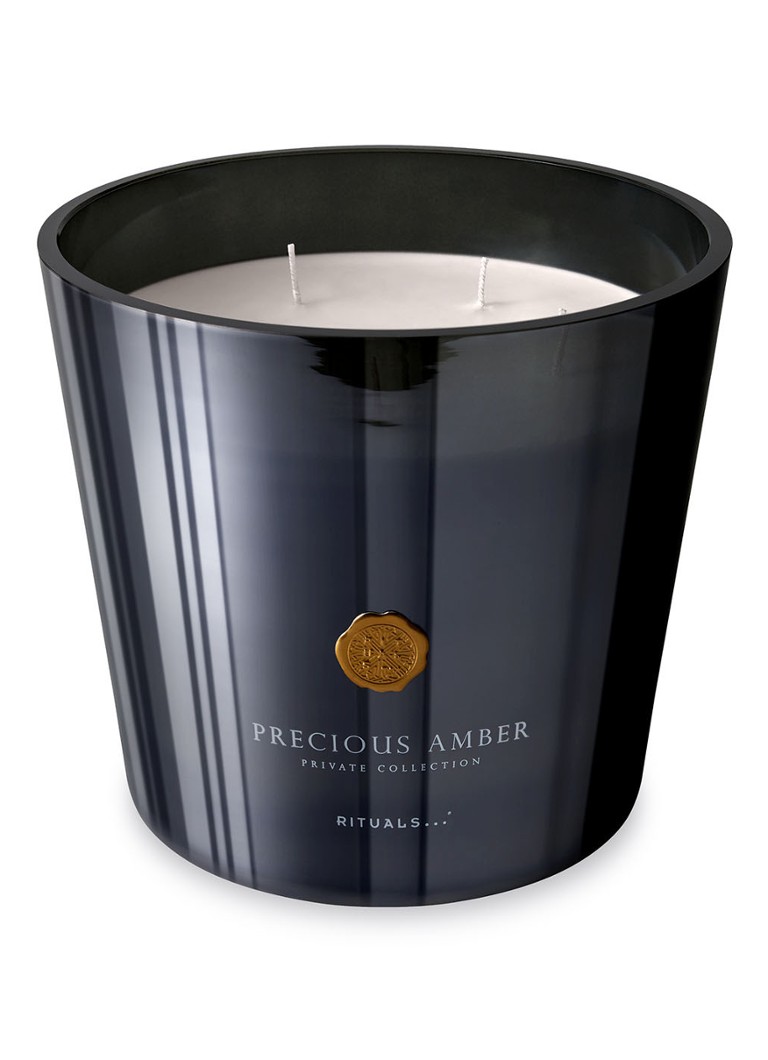 Rituals - Precious Amber XXL geurkaars 2500 gram - Zwart