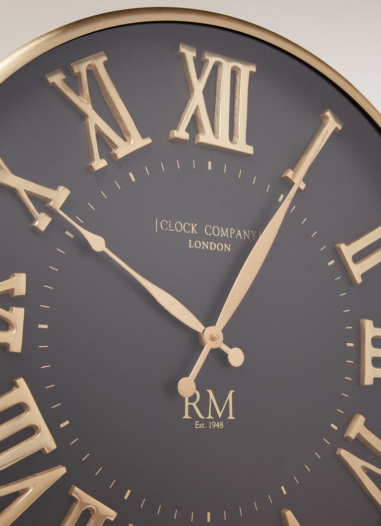 hoeveelheid verkoop Versterken bizon Rivièra Maison London Clock Company wandklok • Zwart • deBijenkorf.be