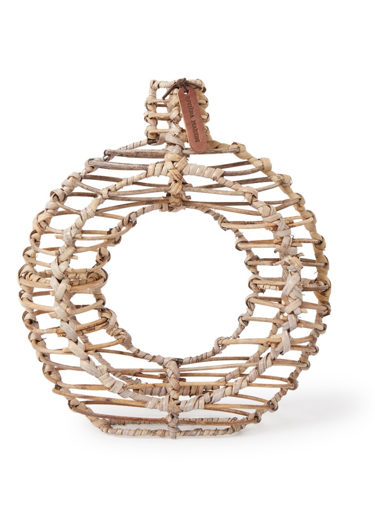 Rivièra Maison Rustic Rattan M vaas 27 cm • Zand • deBijenkorf.be