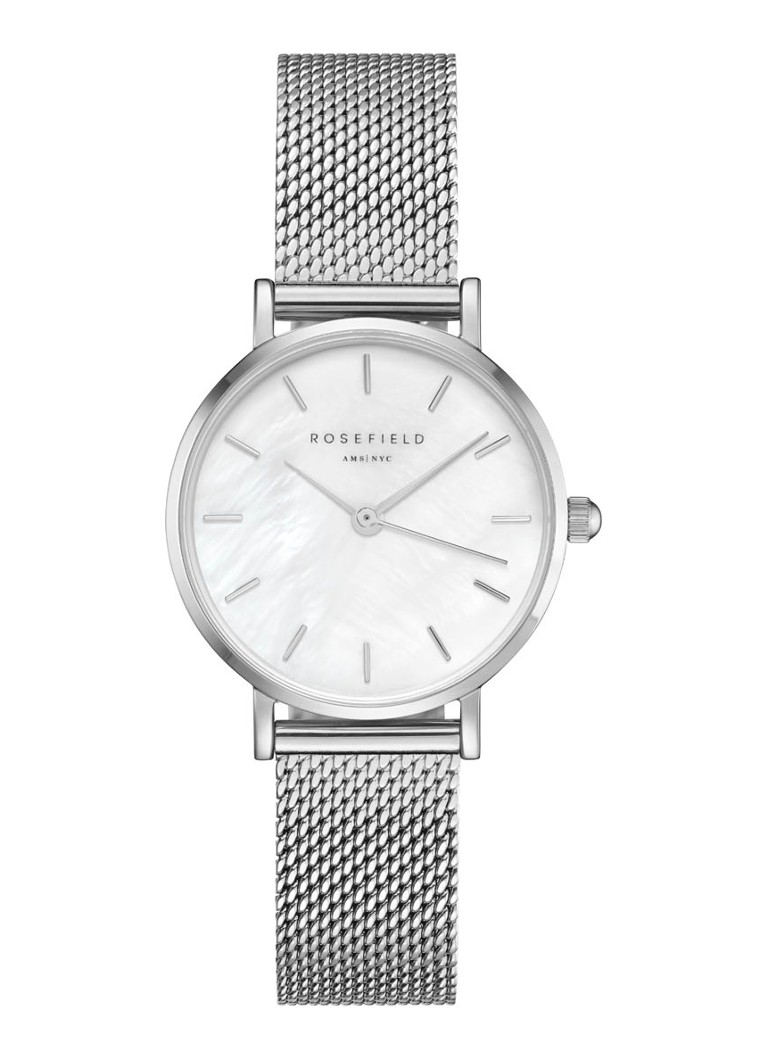 Rosefield - Horloge 26WS-266 - Zilver