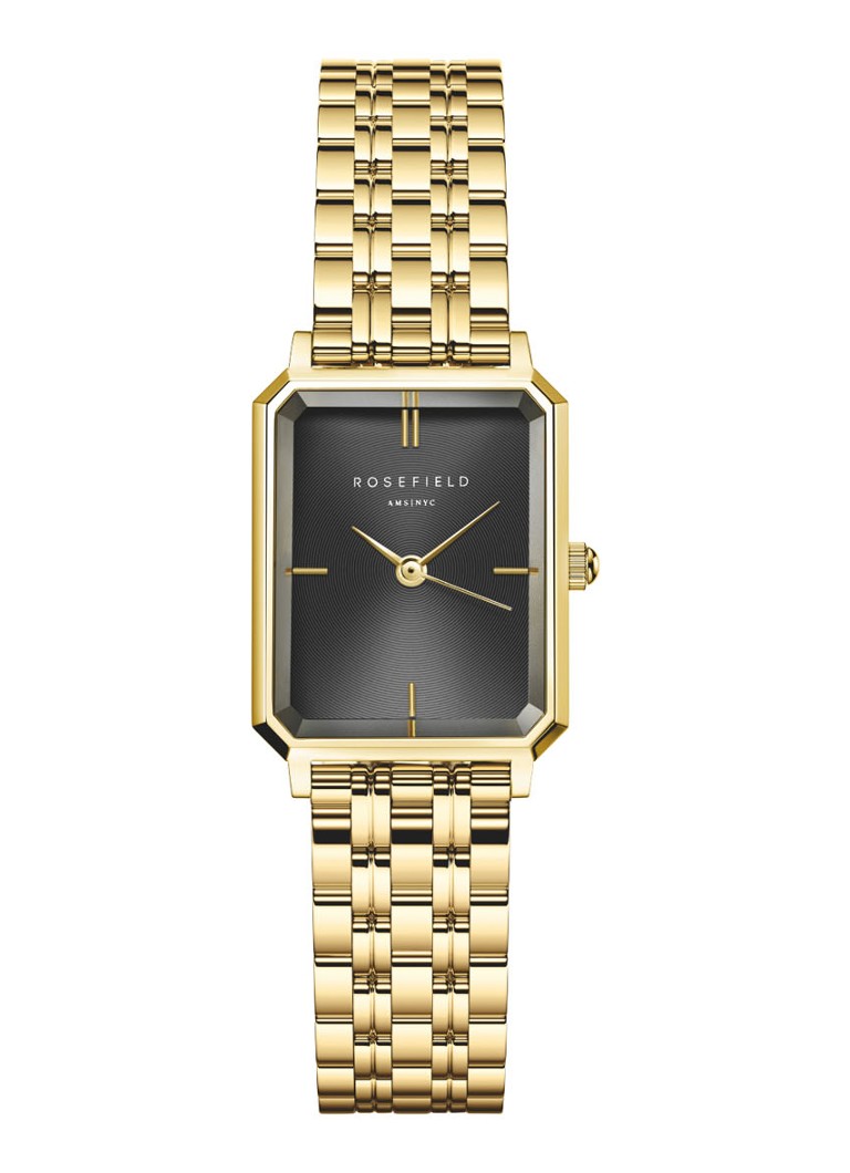 Rosefield - Octagon XS horloge OBGSG-O61 - Goud