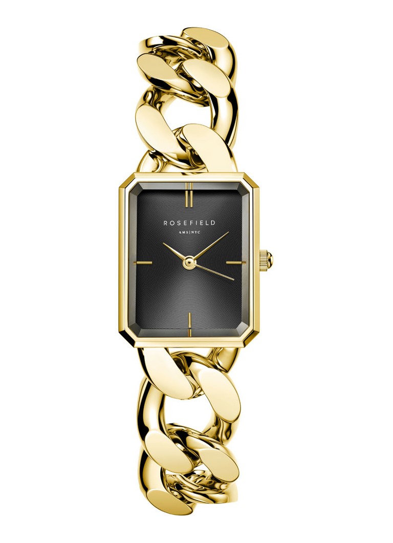 Rosefield - The Octagon XS Studio horloge SBGSG-O57 - Goud