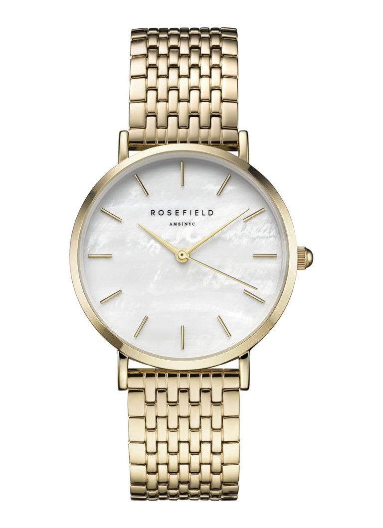 Rosefield - The Upper East Side horloge UEWG-U21 - Goud