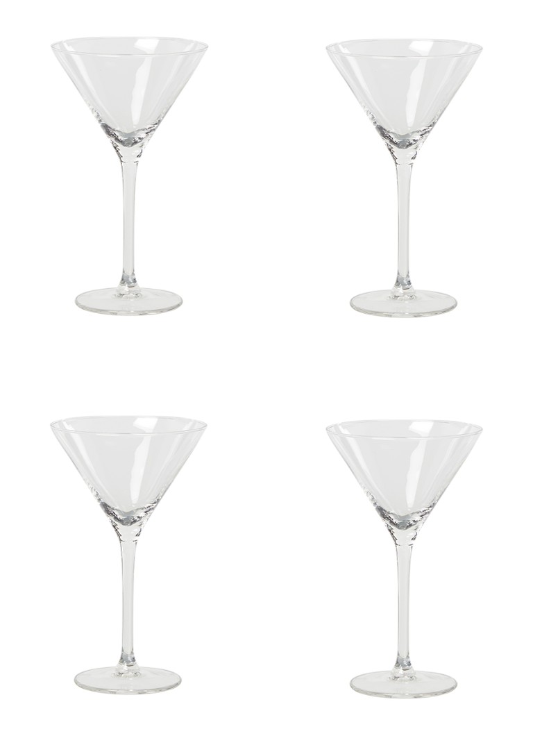 Royal Leerdam - Martini cocktailglas set van 4 - Transparant