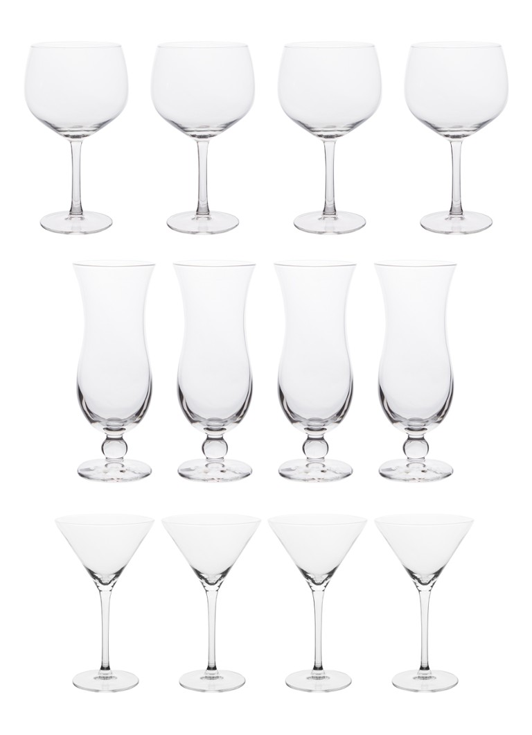 Royal Leerdam - Set verres à cocktail Cocktail Collection 12 pièces - Transparent