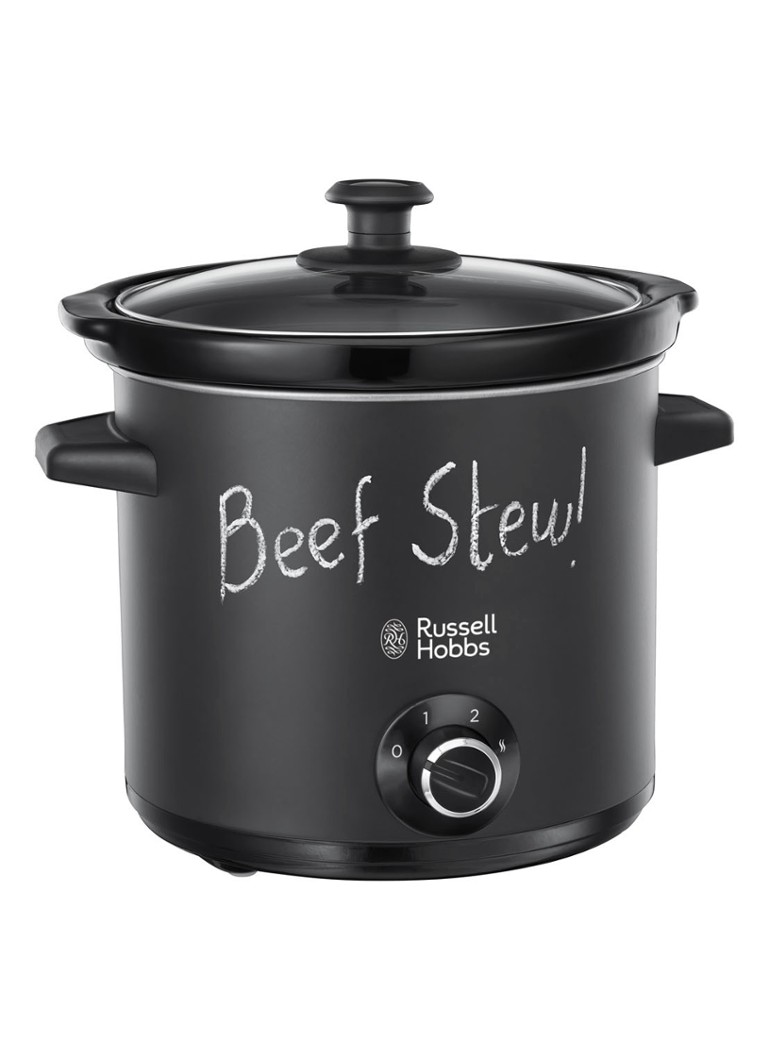 Russell Hobbs Chalkboard slow cooker 3,5 liter 2418056 • Zwart • deBijenkorf.be