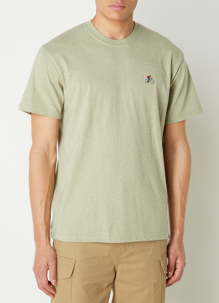 RVLT Revolution - T-shirt in biologische katoenblend met ronde hals - Lichtgroen
