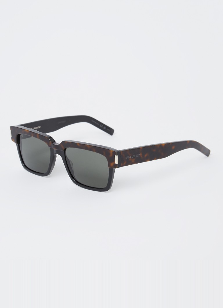 Saint Laurent - Wayfarer zonnebril SL732 - Donkerbruin