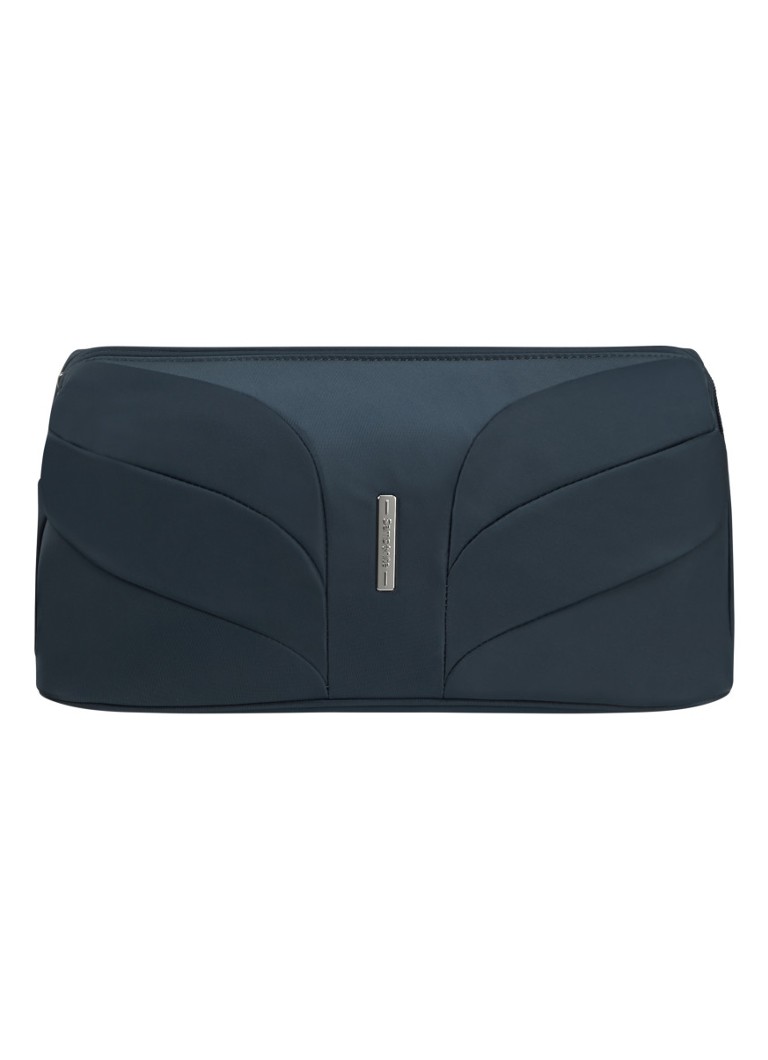 Samsonite - Attrix toilettas met logo - Staalblauw