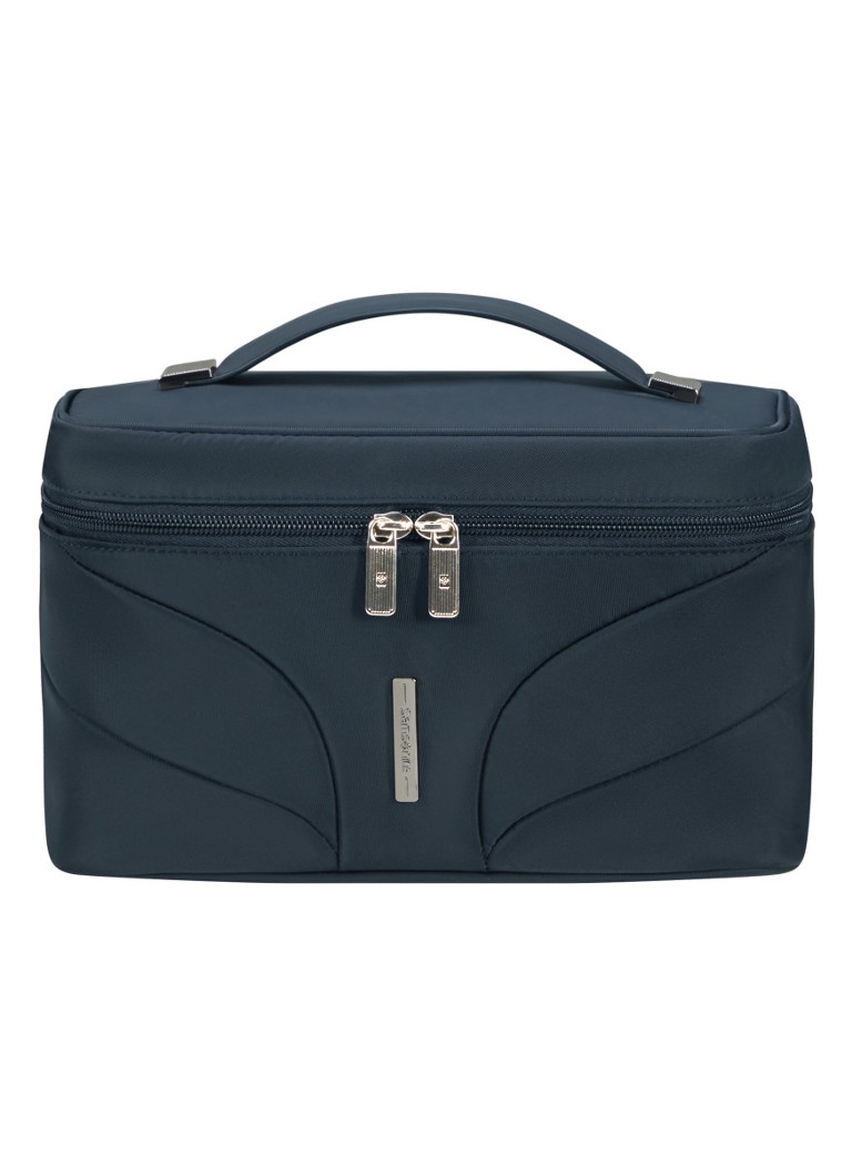 Samsonite - Attrix toilettas met logo - Staalblauw