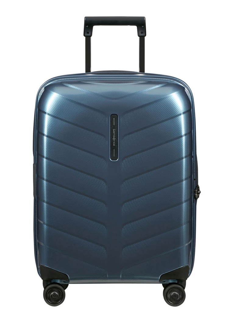 Samsonite - Attrix vergrootbare spinner 55 cm - Staalblauw