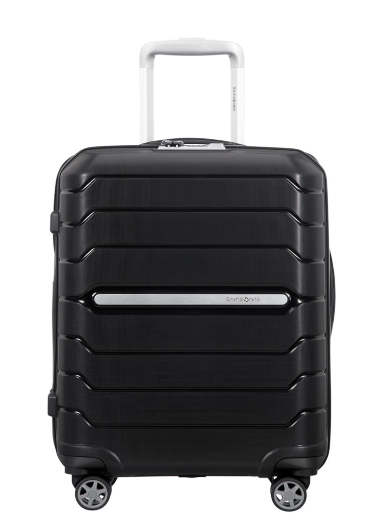 Samsonite - Flux vergrootbare spinner 55 cm - Zwart